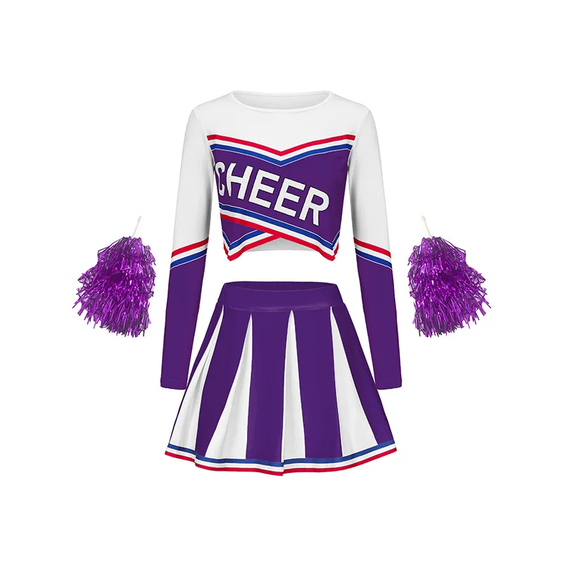 Tenue de Pom-Pom Girl Fille à Manches Longues – photo 4