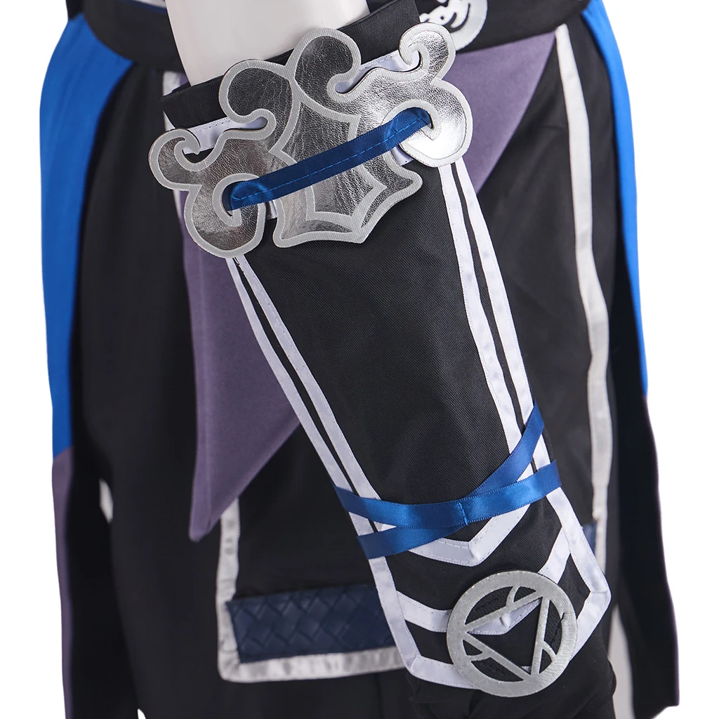 Mortal Kombat: Sub-Zero | Blue Black Lin Kuei Warrior Cosplay Costume 38 Mortal Kombat Sub-Zero Lin Kuei Warrior Cosplay Costume for Men (Unofficial)