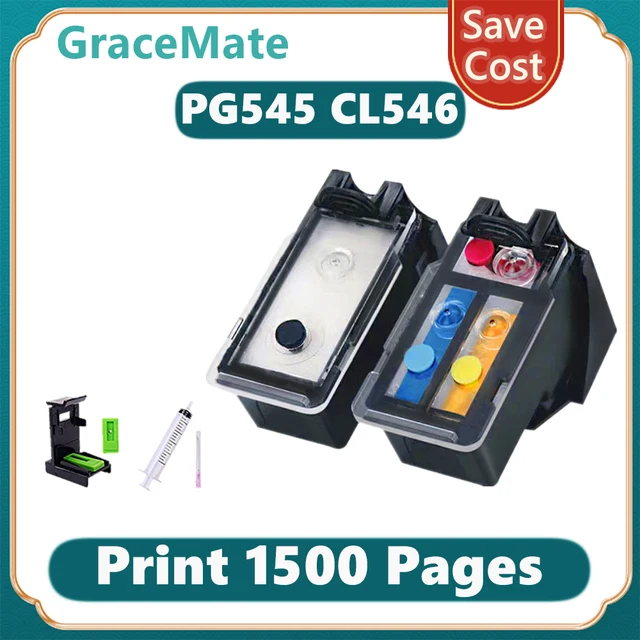 Pg545cl546 Pixma Ts205 Ts305 Ts3150 Ts3151 Mg2400 Mg2450 Printer Ink  Cartridge Replacement For Canon Inkjet Pg545 Cl546 Xl - Ink Cartridges -  AliExpress