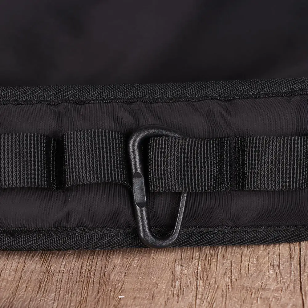 10 stücke Schwarz Kunststoff Nylon D Karabiner Outdoor Frühling Snap Clip Wasser Flasche Haken Schlüsselbund Klettern Camping Wandern Quickdraws – Detail 12