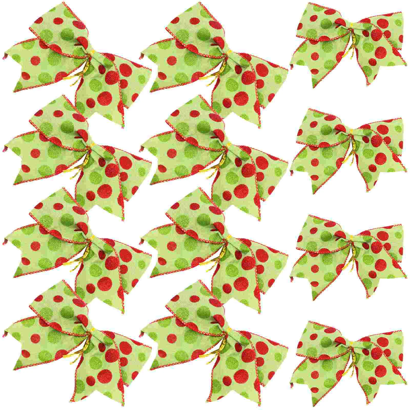 

Christmas Bows Decoration Christmas Bowknot Xmas Wreaths Bowknot Ornaments Weaving Christmas Bow Christmas Decor DIY Bow