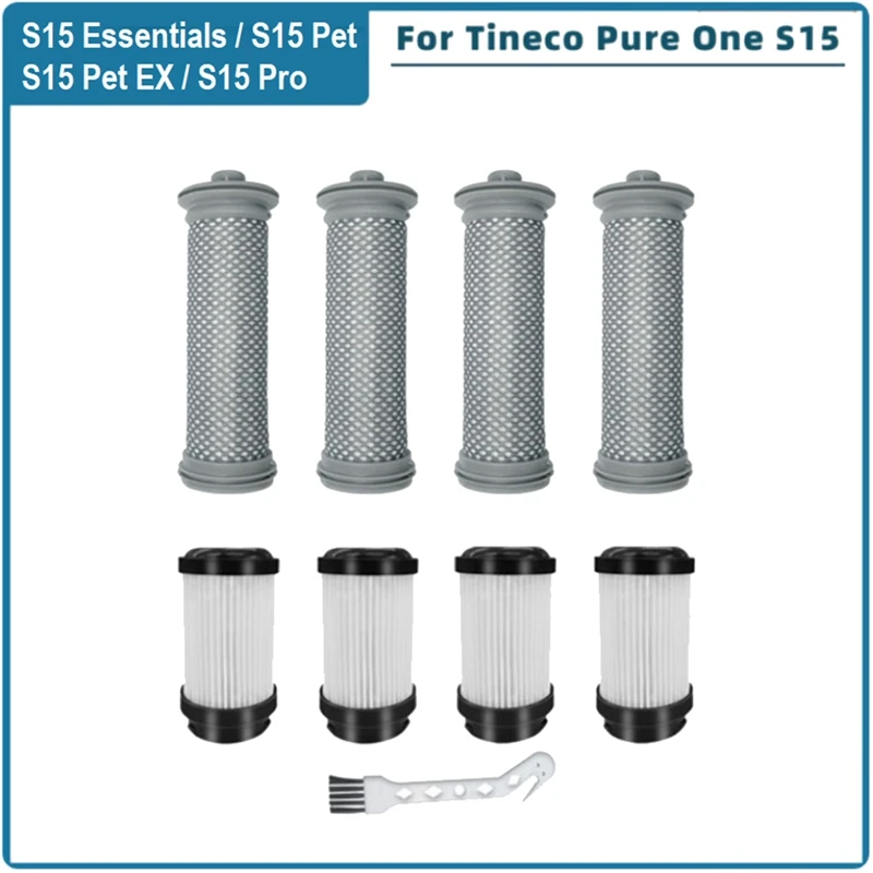

9 шт., запасные части для Tineco PURE ONE S15 / S15