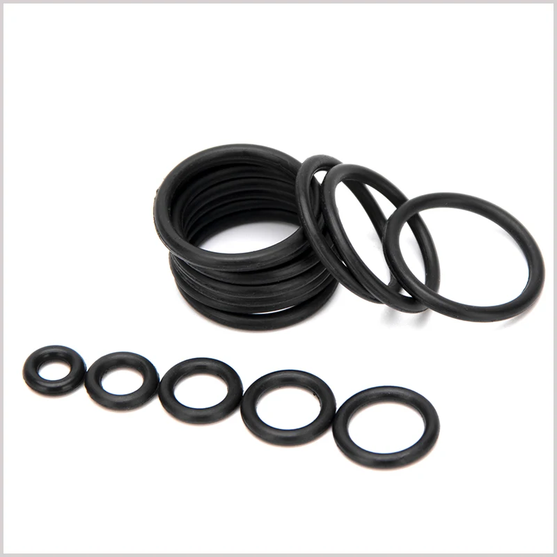 PCP DIY NBR Sealing O-rings Washer Replacement CS1mm 1.5mm 1.9mm 2.4mm Durable Rubber O Rings OD 6-30mm 15 Sizes 150pcs DQ005