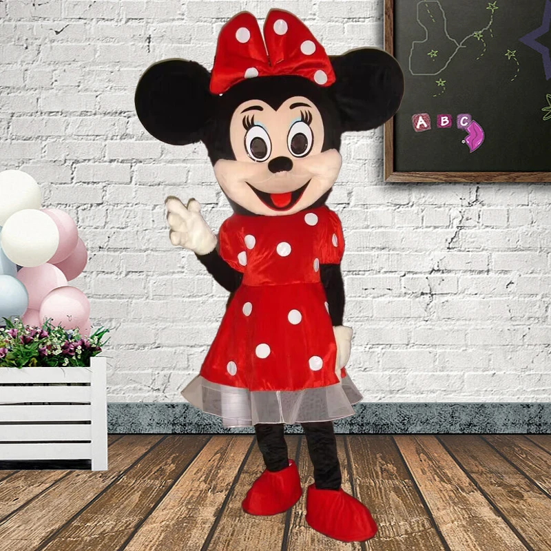thumbnail image 1 of Disfraz de personaje de dibujos animados de Mickey Minnie Mouse de Disney MINISO, disfraz de mascota Stitch, accesorios para fiesta de Navidad, disfraces publicitarios, 1 of 5