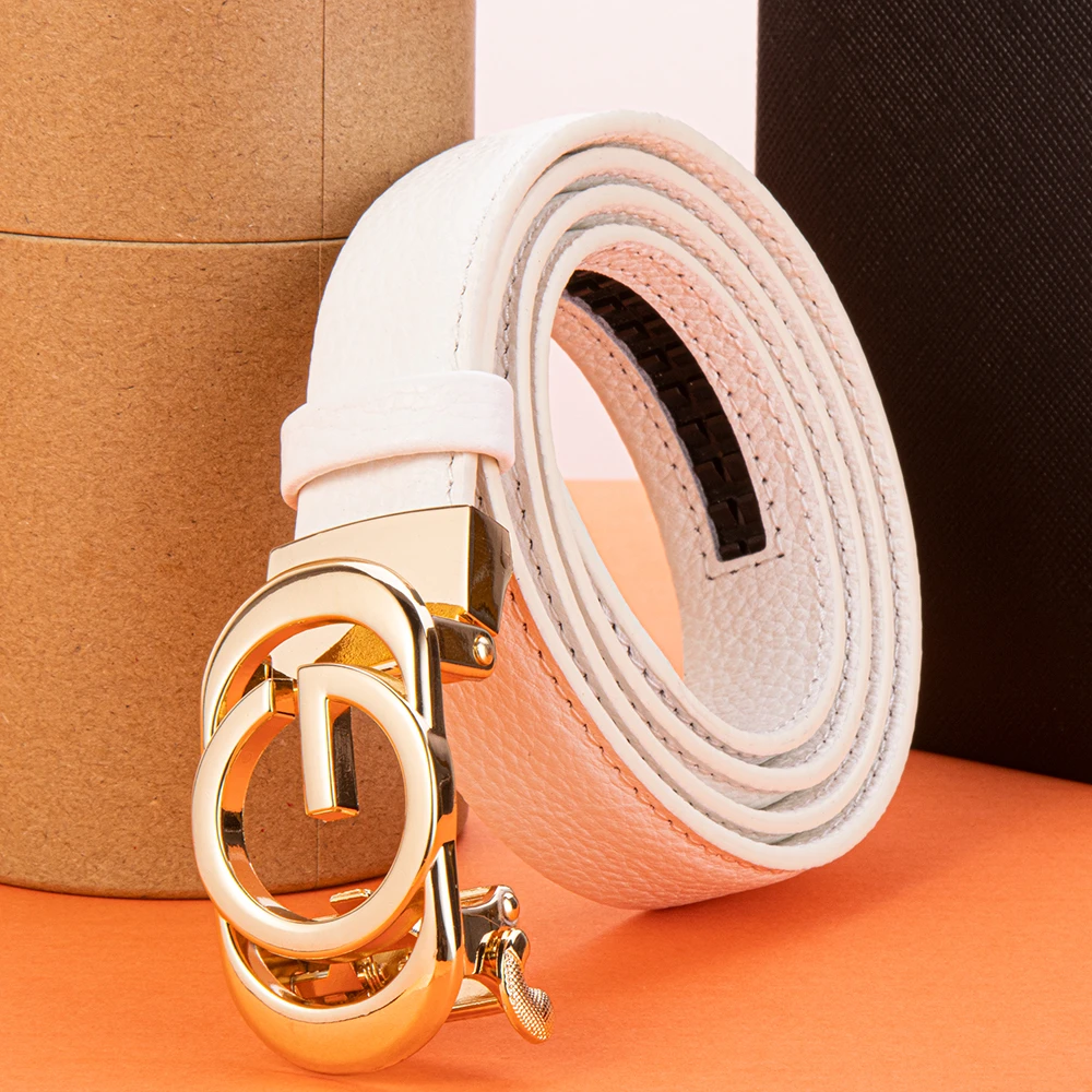 Cinturones cuero genuino para cinturón de diseñador marca para mujer, hebilla de Pin clásica de lujo, novedad de 2022, cinturón de tendencia para Vestido vaquero| | - AliExpress