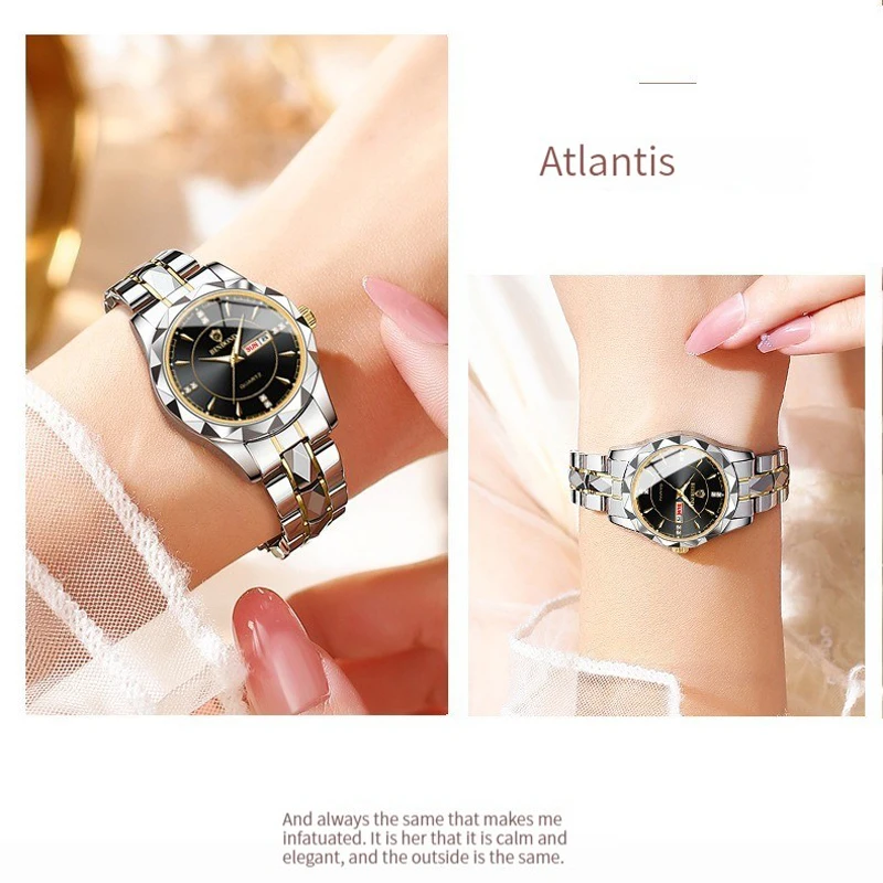 New Sets of Watches for Him and for Her Waterproof Stainless