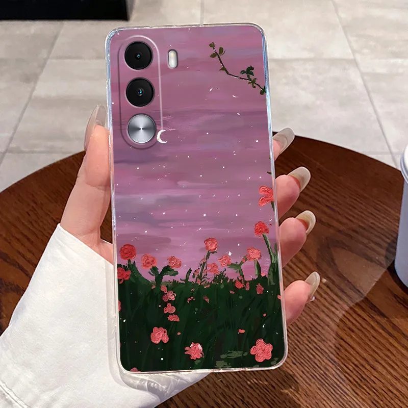 Aesthetic Cute Cat Soft Silicone Transparent Phone Case