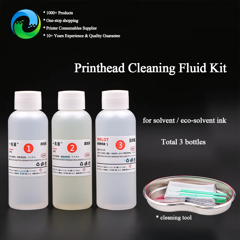 EcoSolventCleaningLiquidKitforEpsonKonicaSeikoStarfirePrinter