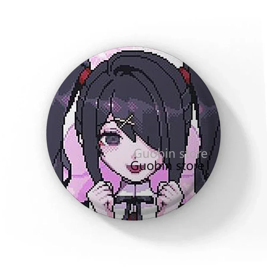 58mm Needy Girl Overdose Game Button Pin Cute Anime Character Cartoon Brooch Badge for Backpack Accessories Decor Fans Collect enamel pins metal pins lapel pins cartoon pins metal brooch fashion brooches medal badge