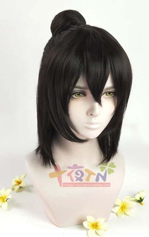 Anime Mo Dao Zu Shi Cosplay Wig NIE HUAISANG Chinese Fan Prop Halloween 2