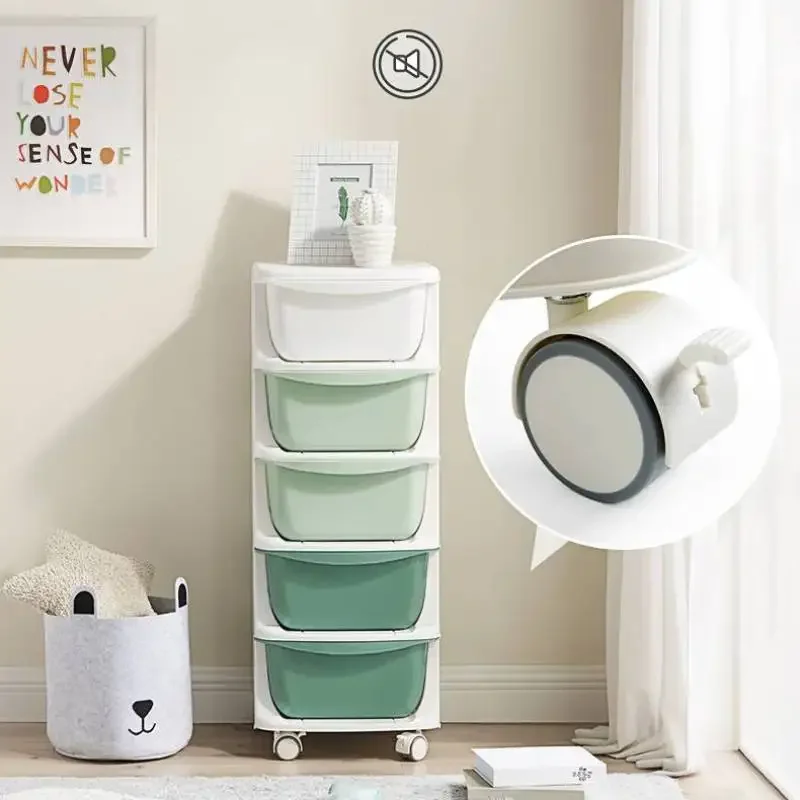 пластиковый комод Children's Toy Rack Drawer Storage Cabinet шкаф для игрушек Plastic Bedroom Bedside Box Kid Armario Infantil