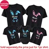2023 Family Easter Shirts Custom Name Funny Family Outfits Cotton Matching Dad Mom Kids Tees Baby Rompers Easter Party Clothes 2