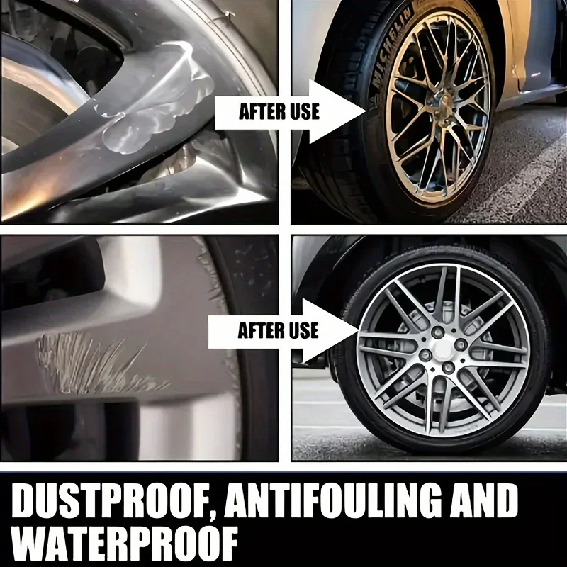 Professional wheel hub Scratch Repairpaste -Easily sand aluminum and steelrings