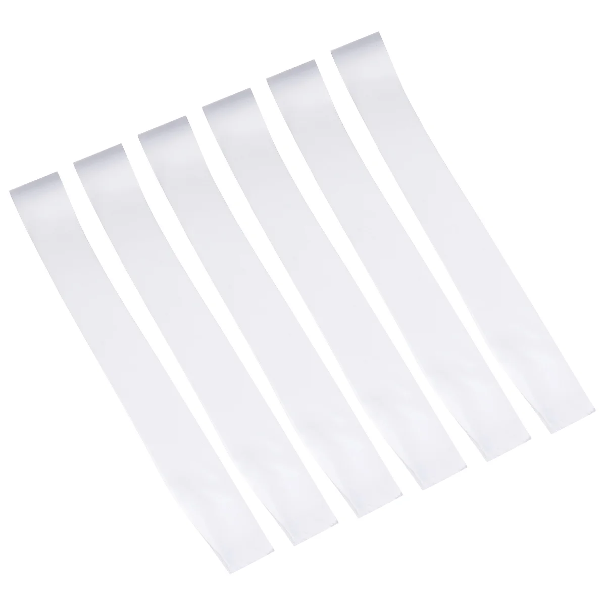 

Plain Satin Sash, 6, 825x10cm, Blank Satin Sash, Graduation Lays Sash, DIY Plain Satin Senior Sashes for, Wedding, Party| White