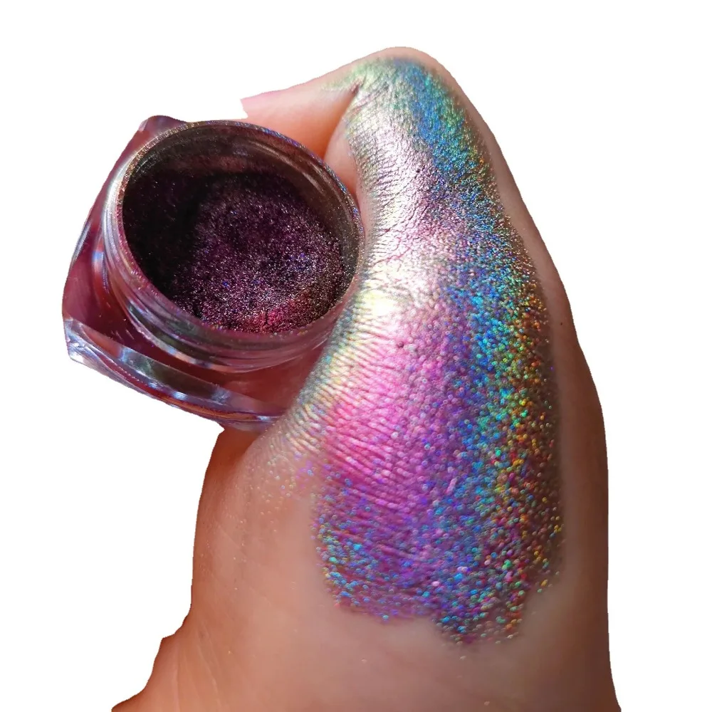 Rainbow MultiChrome Eyeshadow Powder 0.2g Shining Rainbow Eyeshadow Powder Glitter Glitter Color Shift Nail