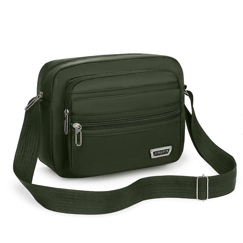 1 multi-layer shoulder bag, 4 zippered neutral business bags, daily commuting bag, mobile phone bag, men's exclusive