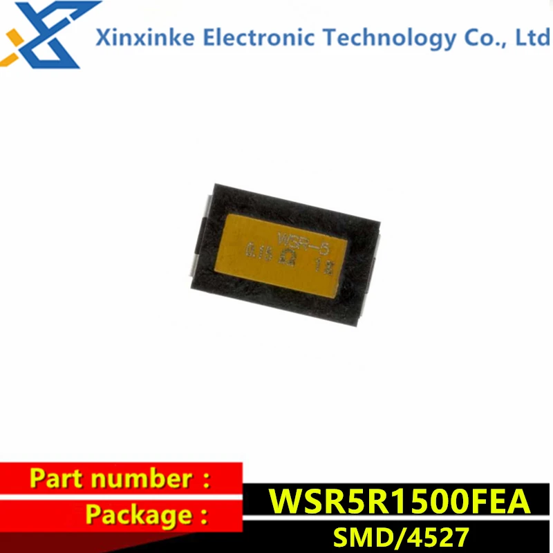 WSR5R1500FEA WSR-5 0.15R 1% 5W 4527 150mOhms Current Sensing Resistor - SMD 0.15ohms Precision Alloy Power Resistor