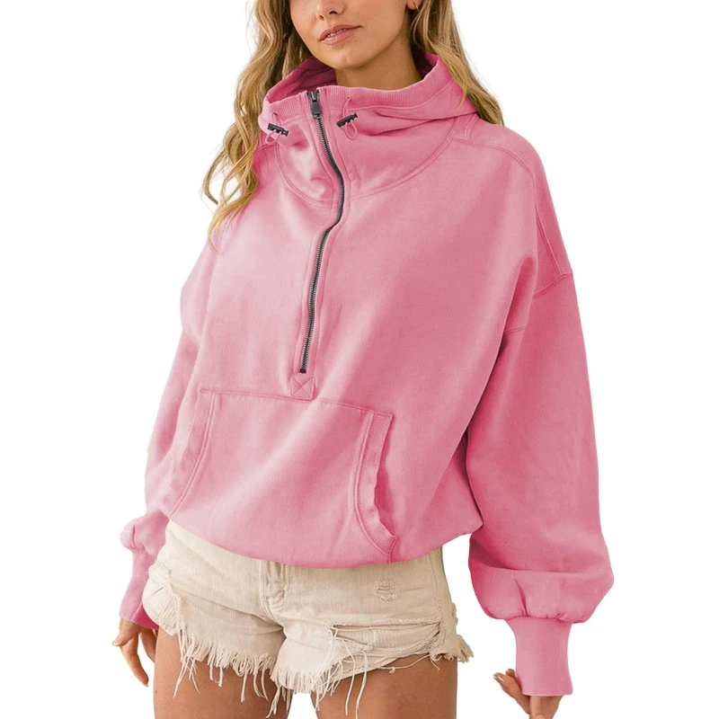 

Толстовка Женская однотонная, свитшот, худи в стиле хип-хоп, повседневный Топ, Осень-зима