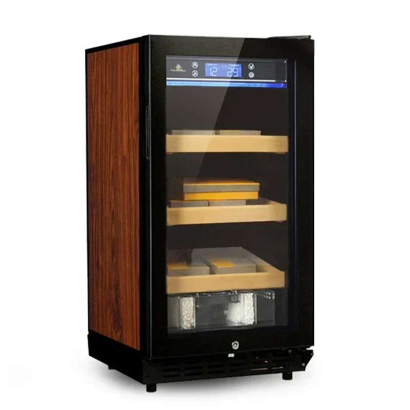 New Household Cigar Cabinet Constant Temperature And Humidity Cigar Cabinet Three-layer Case Wine