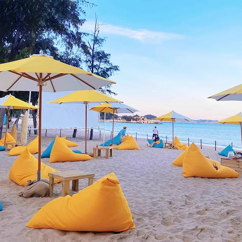 Outdoor seaside beach lazy bean bag sofa leisure