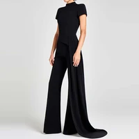 Carla Stand Collar Short Sleeve Long Pant Set 6