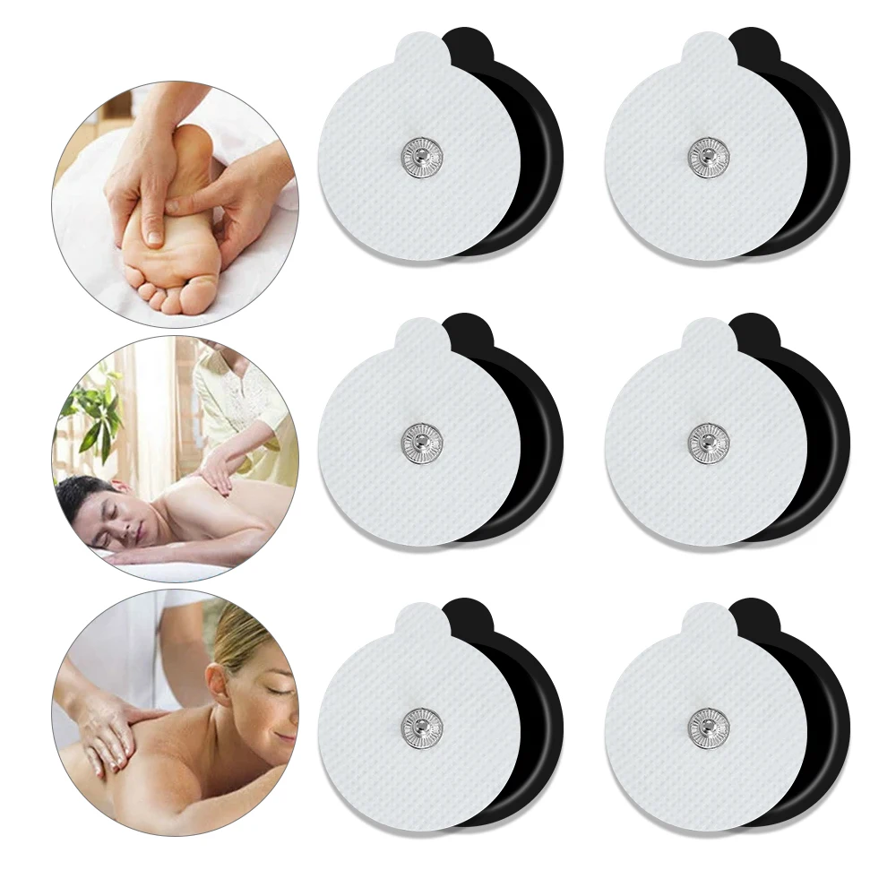 Electrode pads 10/20Pcs self-adhesive for TENS physiotherapy massager acupuncture EMS pulse therapy muscle stimulator patch