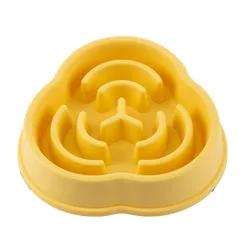 Enhanced Anti-Choking Slow Feed Pet Bowl - Non-Slip, Thickened Design, Available in Multiple Colors (Picture color)