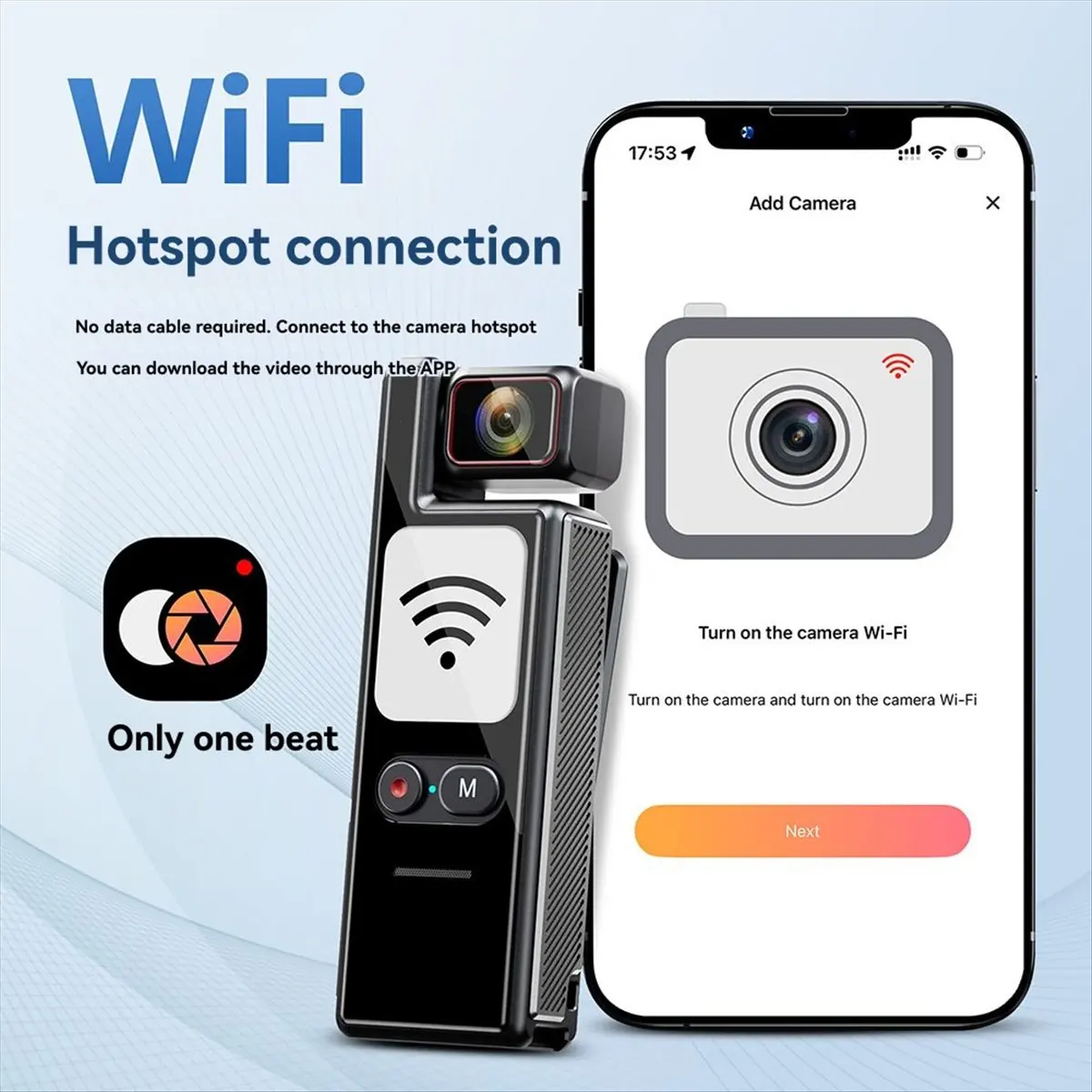 M05K WIFI HD 4K 스포츠 흔들림 방지 야간 비전 터치 액션 카메라 듀얼 배터리 전문가용 IP65 방수 180도 °   회전 가능