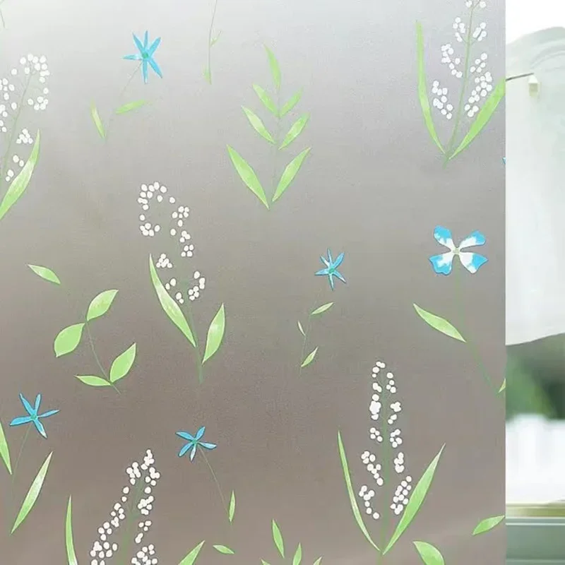 45x100cm Frosted Opaque Glass Window Films Self-adhesive Decorative Privacy Vinyl Stickers Anti UV for Home Decor window privacy film window film window sticker self adhesive vinyl