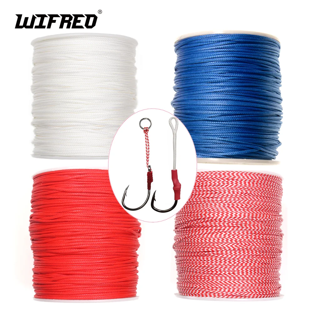 100M PE Braided Fishing Line Assist Rope For Binding Jig Hook Saltwater