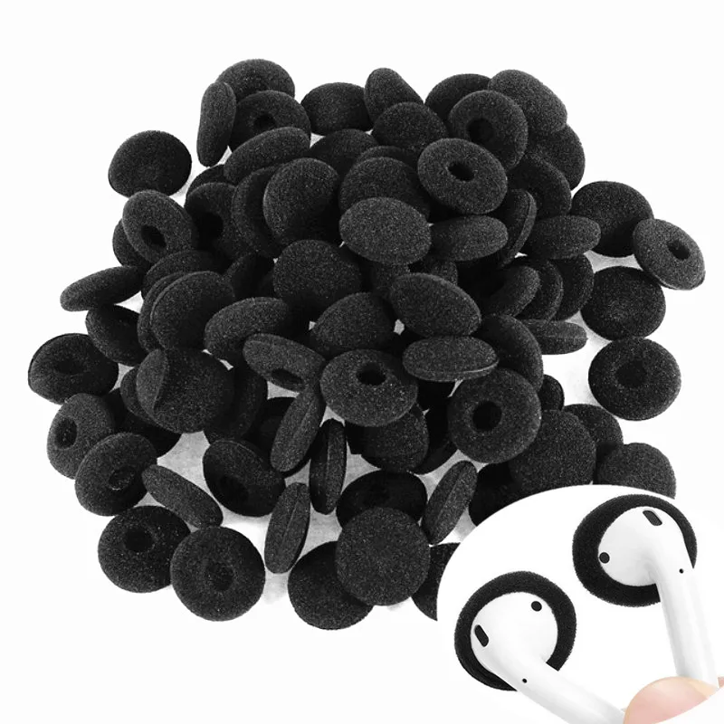 

18mm Foam Ear Tips, Earbud Earphone Replacement, Ear Pads Cushions, Sponge Covers for iPod Ipad Headsets Headphone Eartips Bud