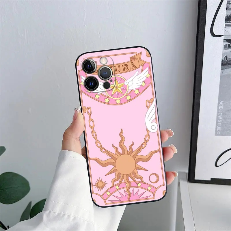 Cartoon CardCaptors Sakura Protective Phone Case Cover
