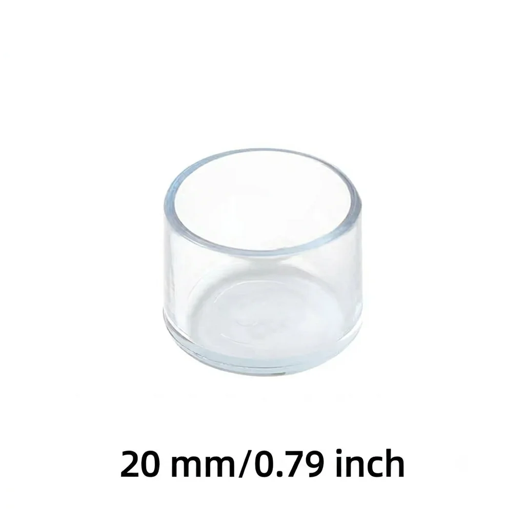 Anti-Noise Transparent Silicone Floor Protectors