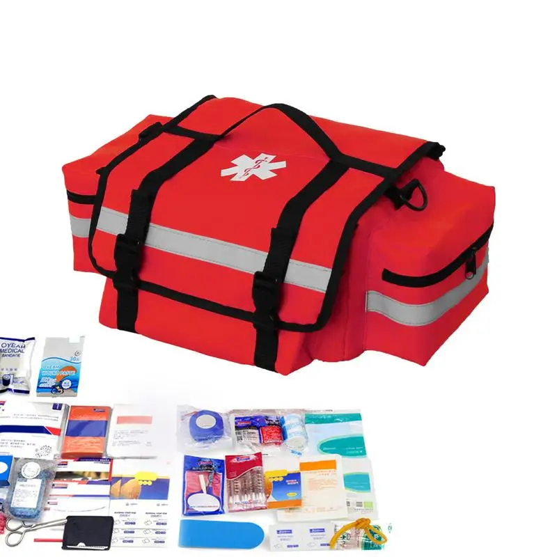 

Портативная сумка для выживания, уличная вместительная сумка 15 л с креплением в машине, сумка на плечо для легкого доступа, со светоотражающей полосой