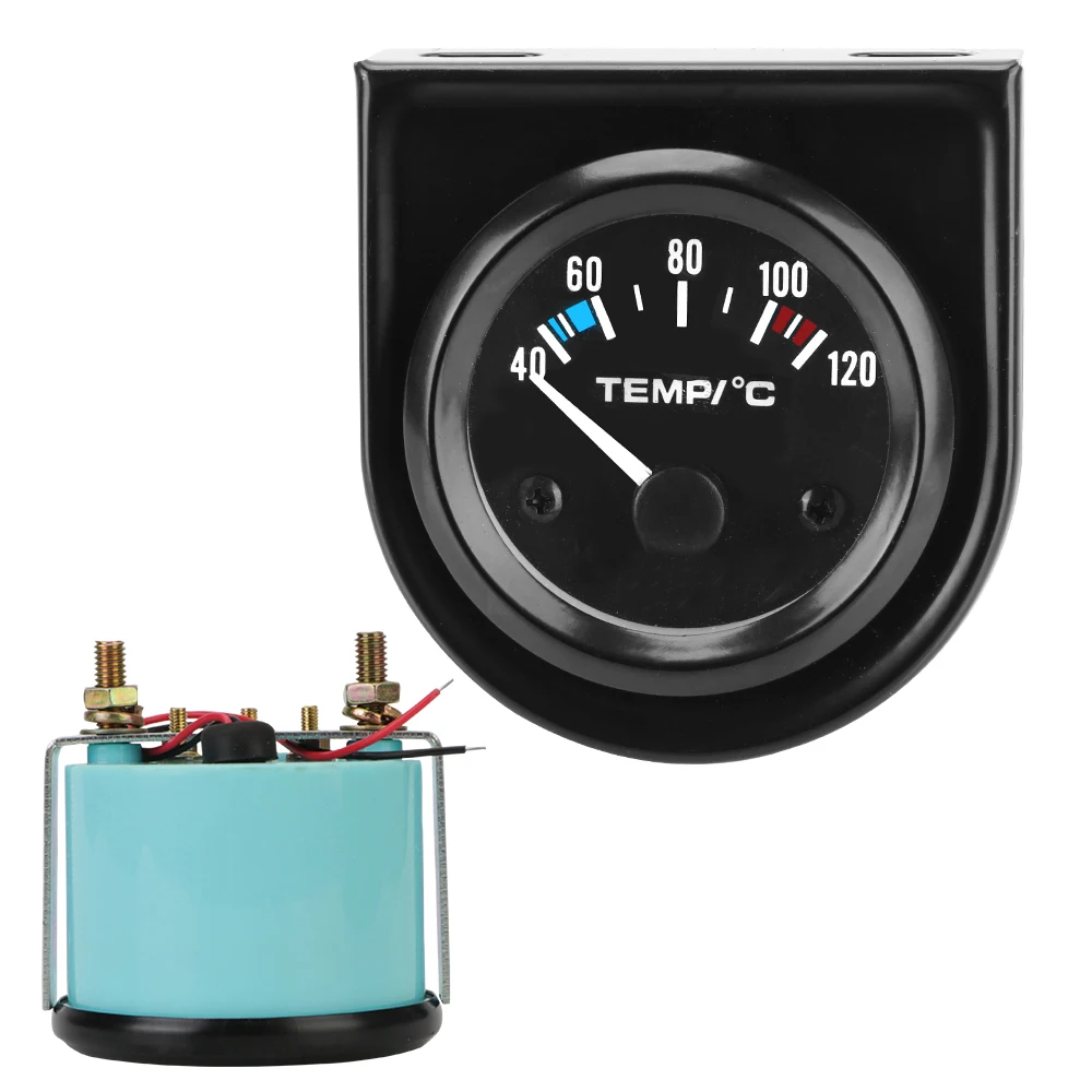 0-100PSI Oil Pressure Gauge 12V Car Automobile Vehicle Water Temperature Meter
