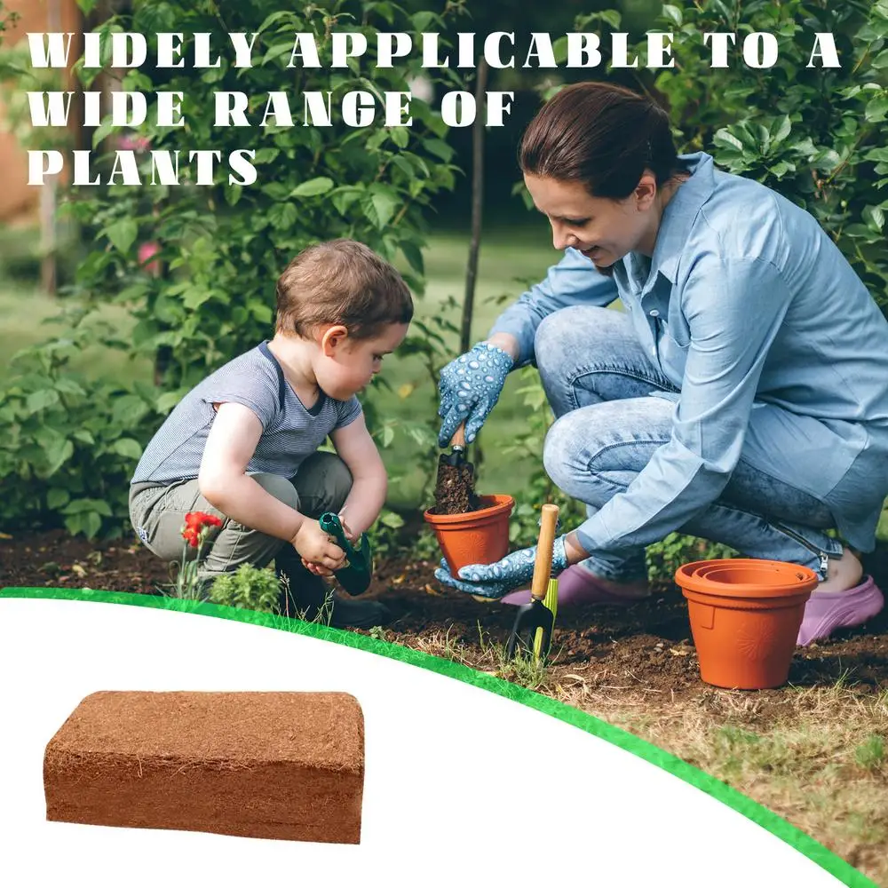 Organic Compressed Coconut Coir Brick