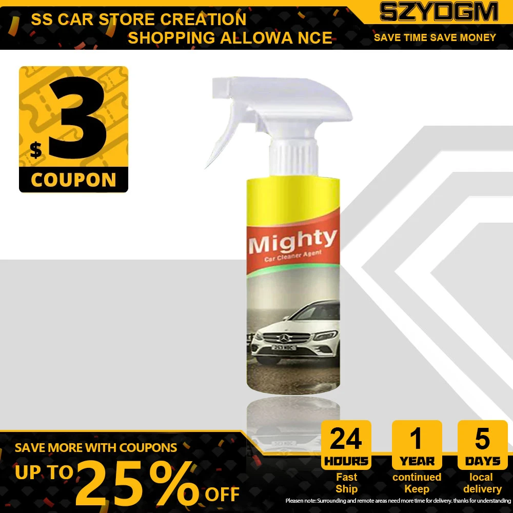 30ml multi purpose glass stain remover for car glass windows, interior