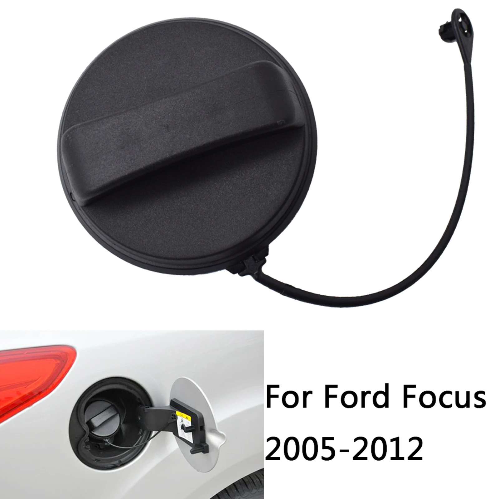 Petrol Fuel Gas Oil Tank Filler Cap Cover For Ford Focus MK2 2005-2012 2006 2007 2008 2009 2010 2011 Car Accessories 6G919030AD