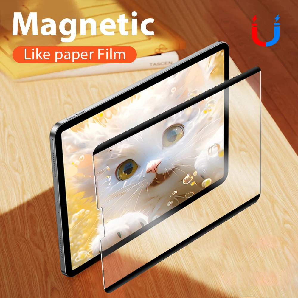 Magnetic Like Paper Film For Ipad Pro 11 12.9 Air 5 4 2022 Screen Protector  For Ipad 10th 10 9th 8th 7th Generation 10.2 Mini 6