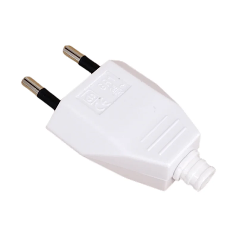 DIY 전원 코드용 Rewirable(4.0mm) 유럽 플러그 250V 2.5A CE 2 핀 무선 수 플러그