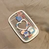 Kpop Photocard Holder Photo Display Holder With Love Keychain Idol Picture Protector Sleeves Credit ID Cards Protective Case 6