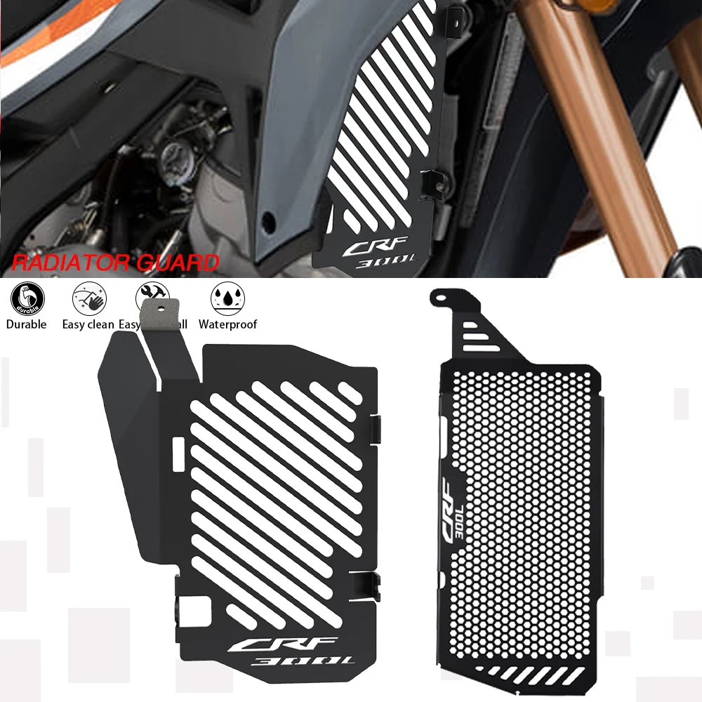 

2024 2025 Motorcycle Accessories Radiator Guard Grille Cover Protection For HONDA CRF300L CRF300 CRF 300 L 300L 2021 2022 2023