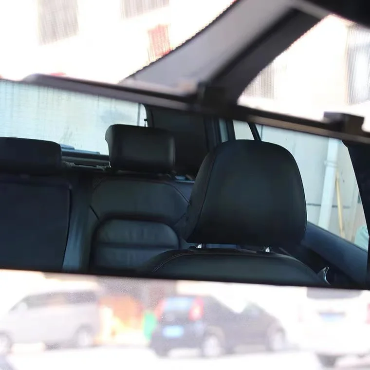 Panoramic Rear Car Mirror Interior Rearview Mirrors Universal Auto Rear View Mirror Anti-glare Surface Mirror Auto Accessories car hood