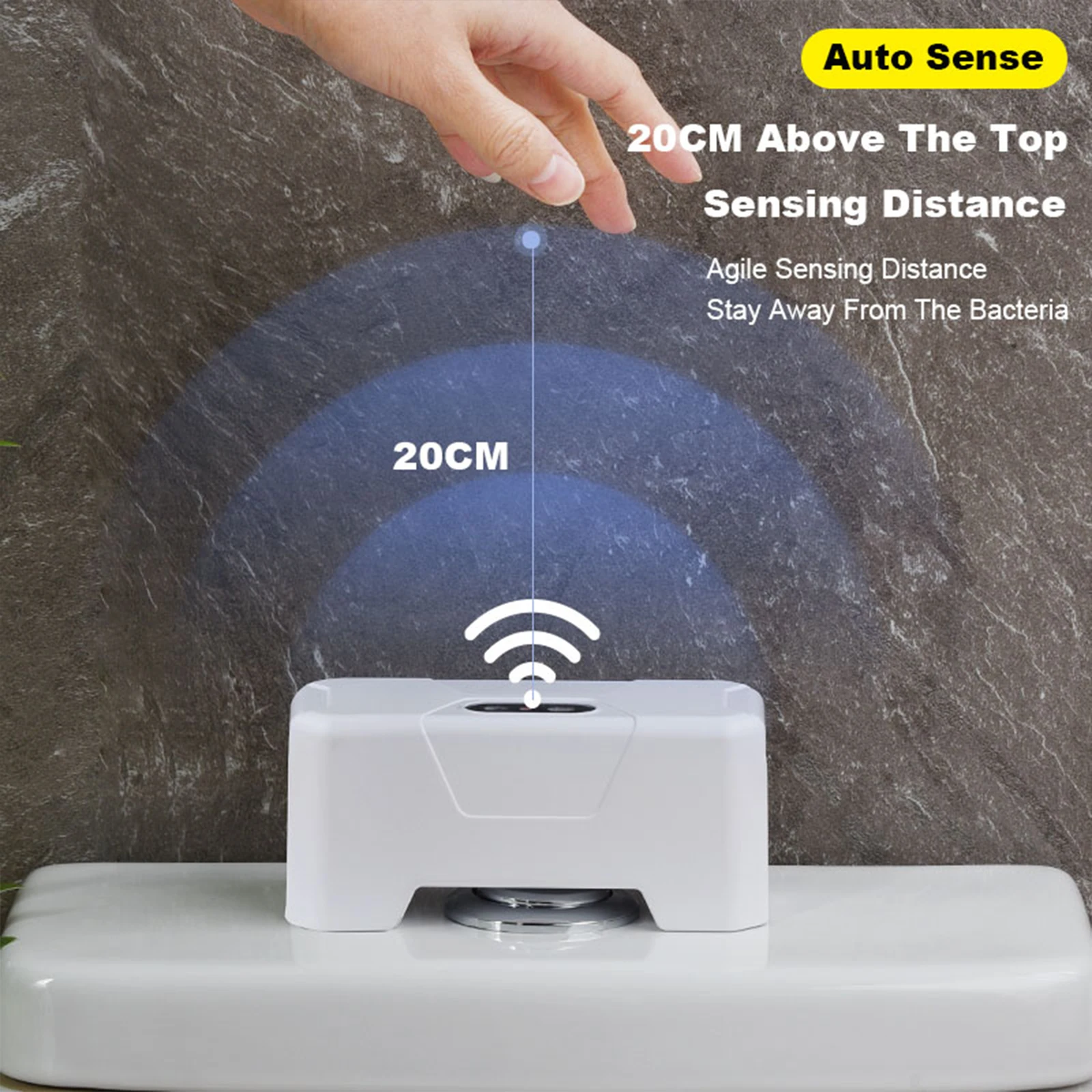 Non-Contact Smart Toilets Flush Sensor Button Infrared Induction Toilets Sensor Flushers Waterproof For Toilet Flush Switch