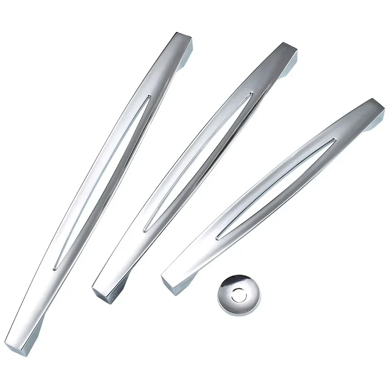 Modern Minimalist Style Zinc Alloy Cabinet Kitchen Drawer Pulls Furniture Door Handles Knobs Bath Closet Dresser Handle