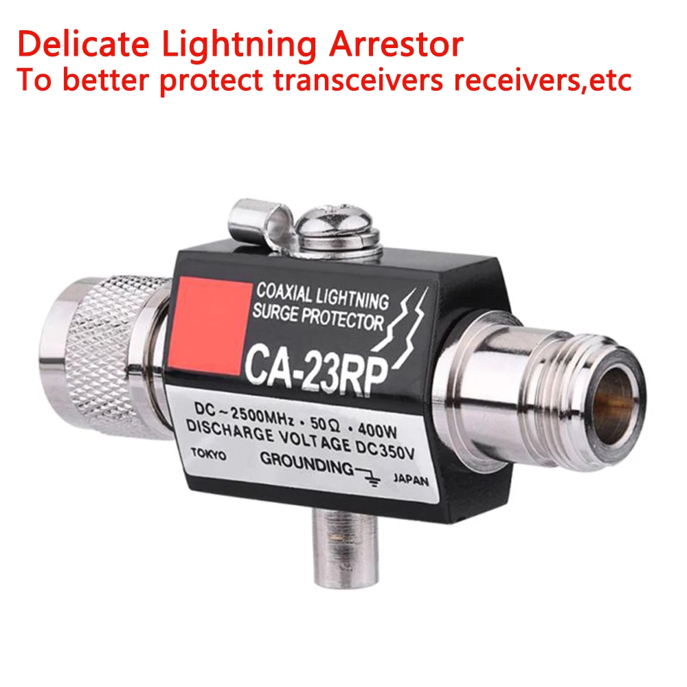 Coaxial Anti-Lightning Antena Protetor Surge, repetidor de