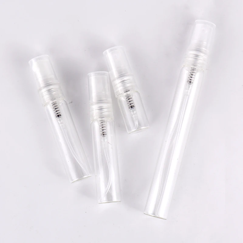 Mini Clear Glass Perfume Bottle Refillable Perfume Bottle Sprayer Portable Travel 8 Pack 2/3/5/10ml