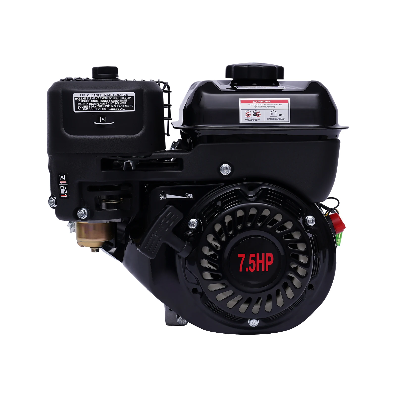 7.5PS Gasoline Engine Standard Engine ZT210 OHV 4-strok Engine Forced Air Cooling 3.6L