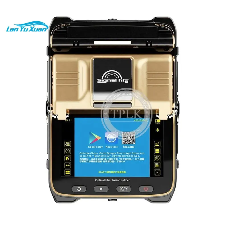 

High Performance 6 motor fusion splicer machine SM MM bare fiber pigtail multi optical fiber fusion splicer AI-9 AI-8C