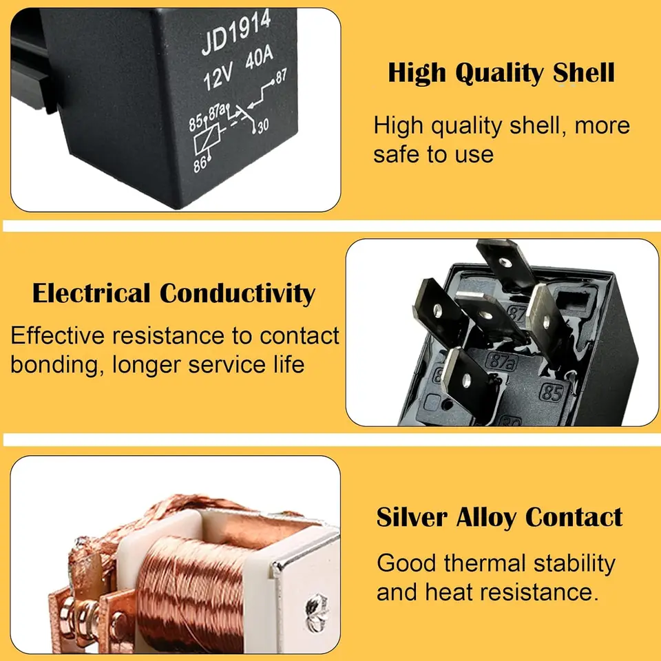 Relé Automóvil 12v Spst 40a | Meses Sin Interés - Foto 11